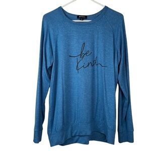 Buffalo David Bitton Men’s Soft Blue Viscose Blend Sweater Size M